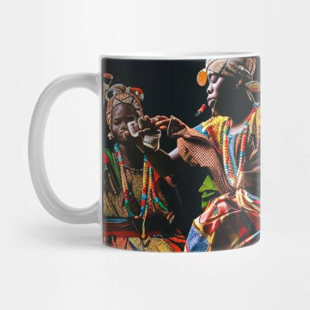 Captivating African Tribe Dancing Photograph - Dynamic Cultural Wall Art Print for Bohemian Home Decor and Travel Lovers by Rolling Reality